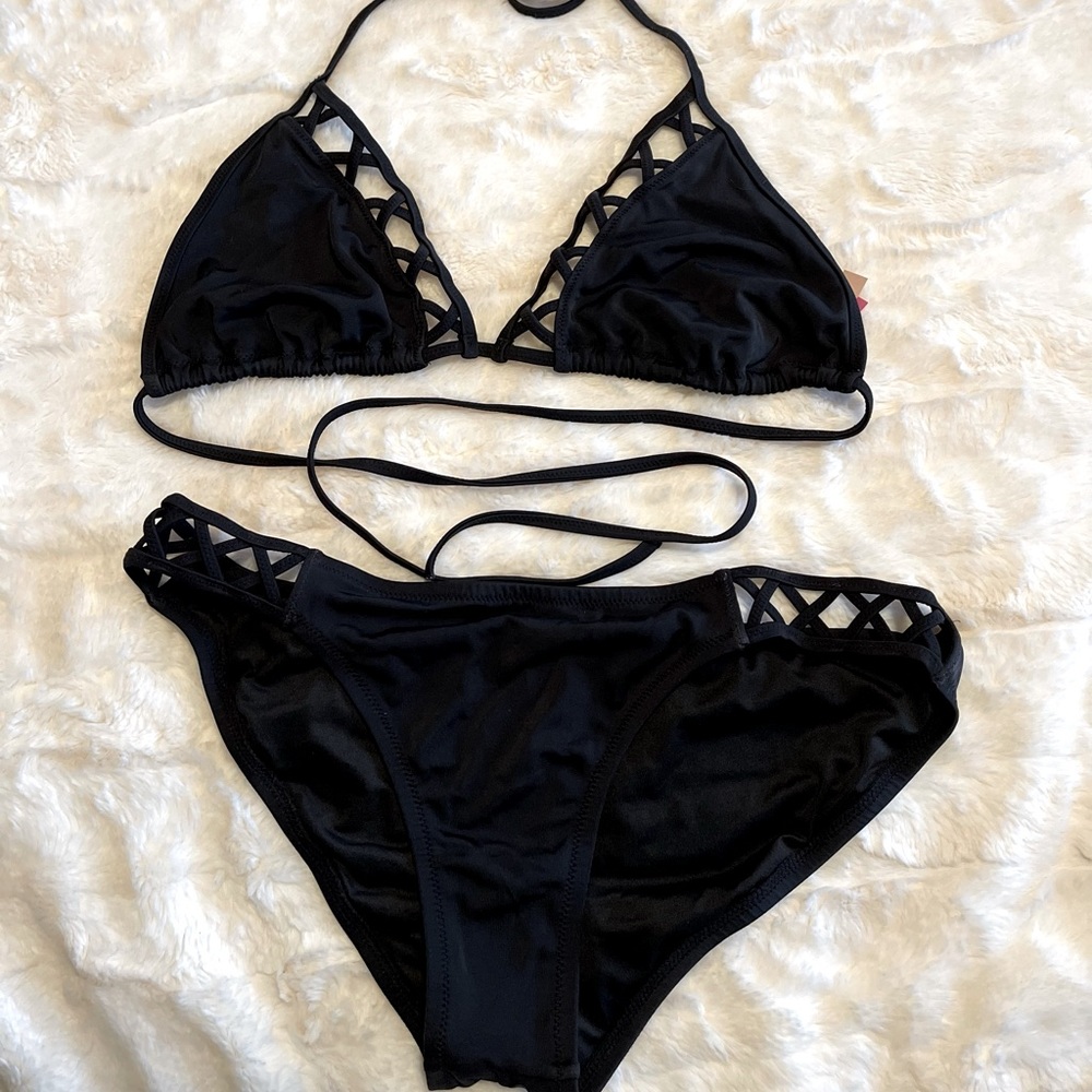 Victoria Secret 2 piece cut out bikini set